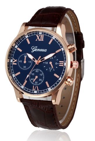 NOWY stylowy zegarek męski kwarcowy marki GENEVA.
