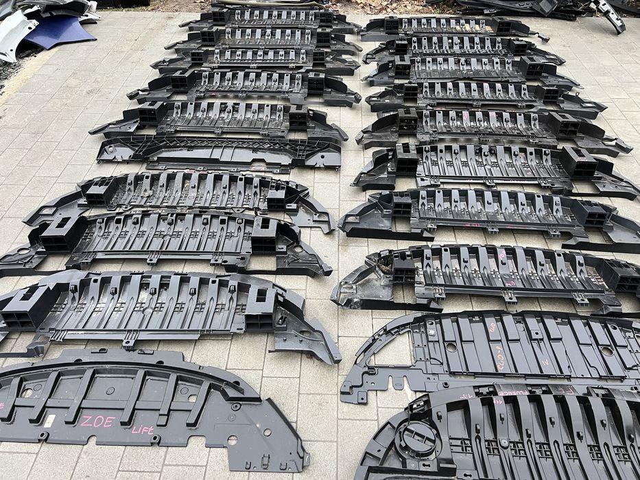 Защита бампера захист підлога  полумесяц Renault Megane Scenic Clio