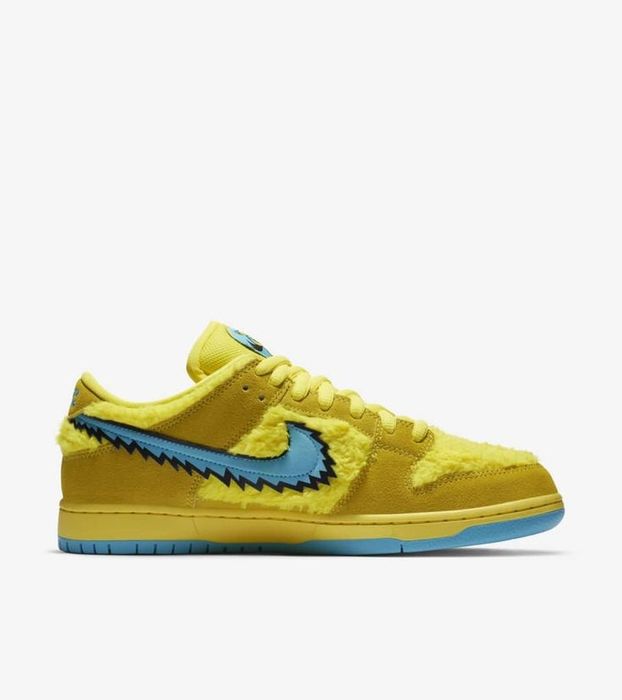 Nike SB Dunk Low Grateful Dead Bears Opti Yellow