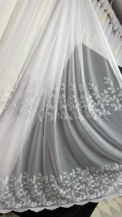 Тюль бамбук тюлі штори бархат блекаут пошив опт