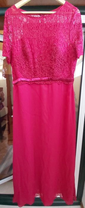 Vestido comprido vermelho