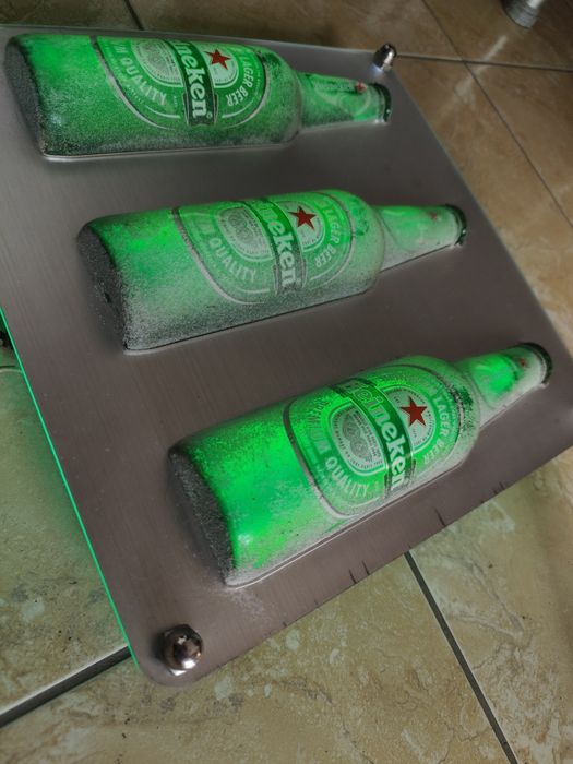 Led luminoso Heineken c/gelo