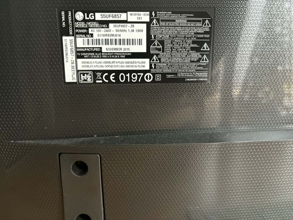 Telewizor LG 55UF6857