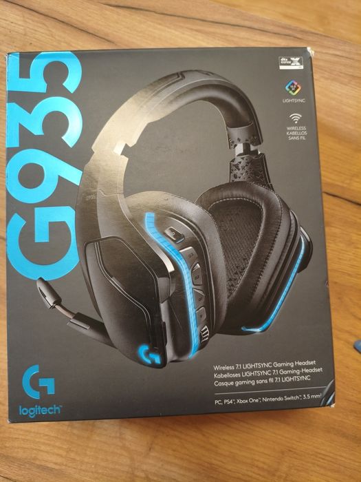 Nowe Słuchawki Gamingowe Logitech G935 Wireless 7.1 LIGHTSYNC