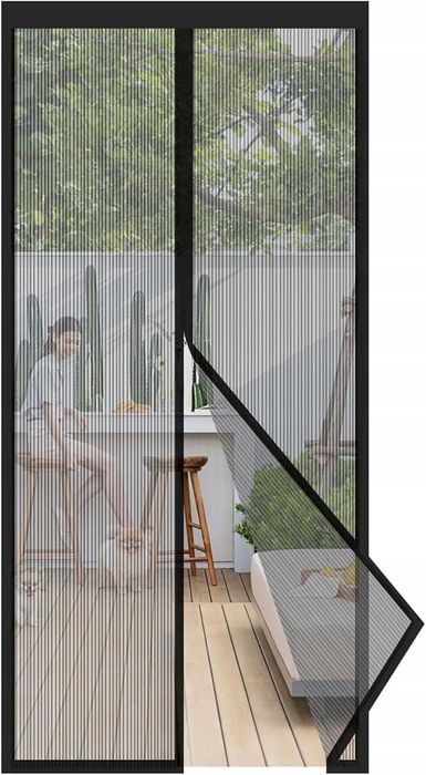 Moskitiera magnetyczna do drzwi do okna balkonu 80 x 200 cm Sekey