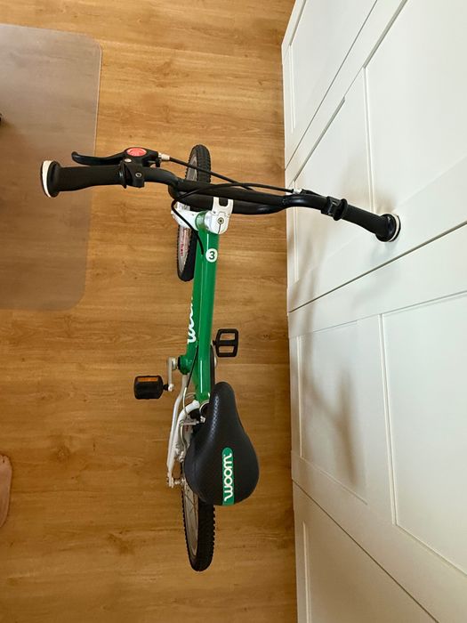 3 rower rowerek WOOM zielony