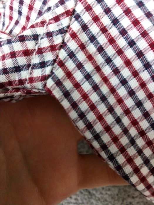 Męska koszula w krateczkę łaty na łokciach House roz. L regular fit