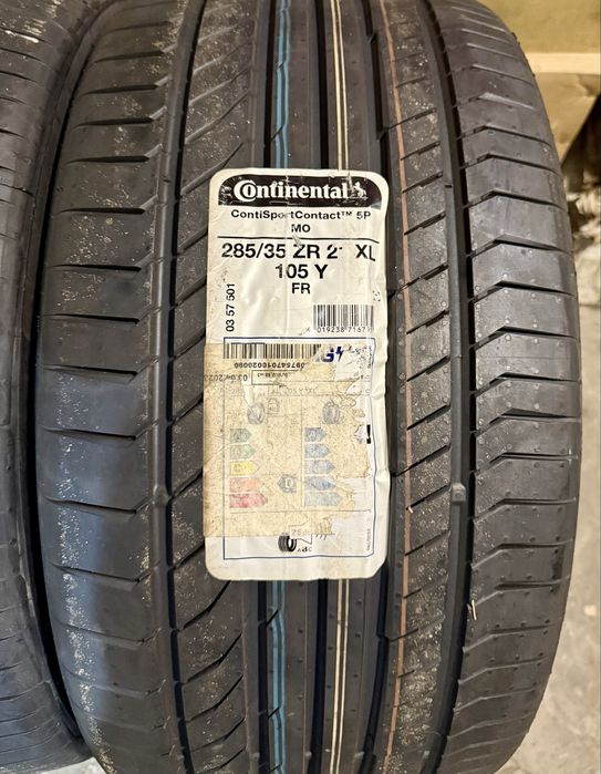 Літні шини 2шт 285/35ZR21 105Y XL Continental ContiSportContact 5P MO