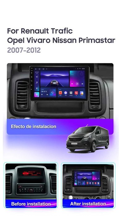Radio Android Renault Trafic 3 Opel Vivaro Primastar wifi gps  PROM