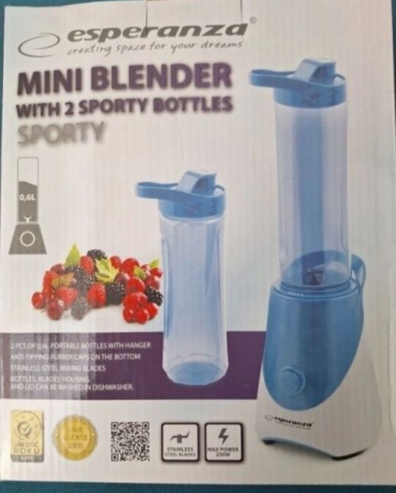 Butelki do mini Blendera Esperanza, nowe!