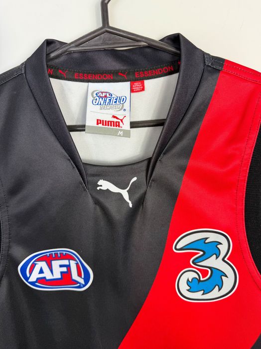 Puma Essendon Bombers AFL Australian Rules Football Jersey Guernsey