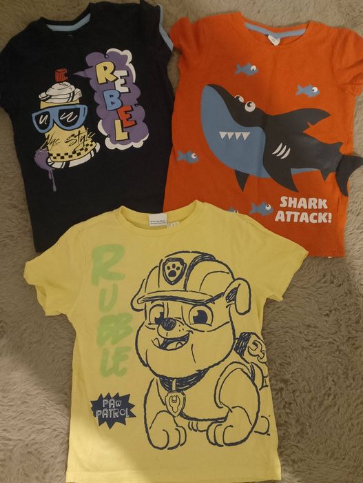 Zestaw chłopiec 122 7szt