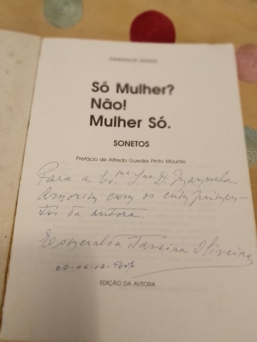 Só Mulher? Não!Mulher Só-Com Dedicatória autora-12E-Brinco antigo-5 Desde 2E