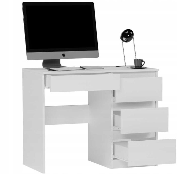 Nowe Stylowe Biurko Komputerowe Gamingowe Narożne 77x50x96 GWARANCJA