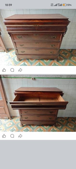 Cómoda com 4 gavetas