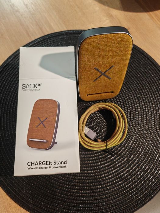 Power bank SACK it 6000 mAh bezprzewodowe ładowanie indukcja nowy