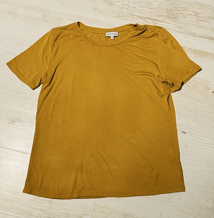 T-shirt musztardowy WAREHOUSE 10
