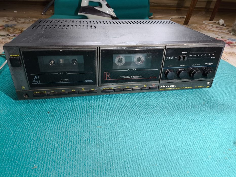 Магнітофон двокасетний Маяк М-249S-1