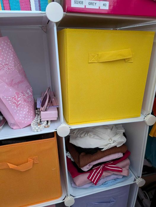 Do pokoju dziecięcego pudełka 6 sztuk do przechowywania zabawek ubrań