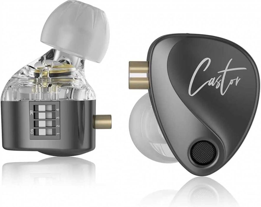 KZ Castor Improved Bass Version Black Etui Gratis