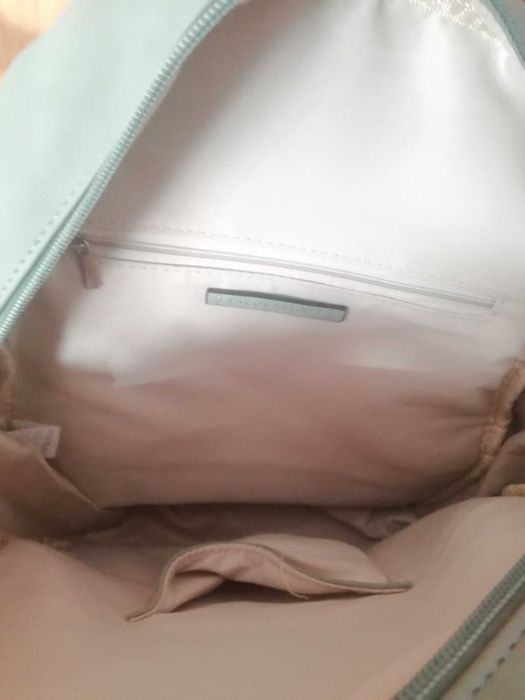 Mochila pequena Paco Martinez verde pastel