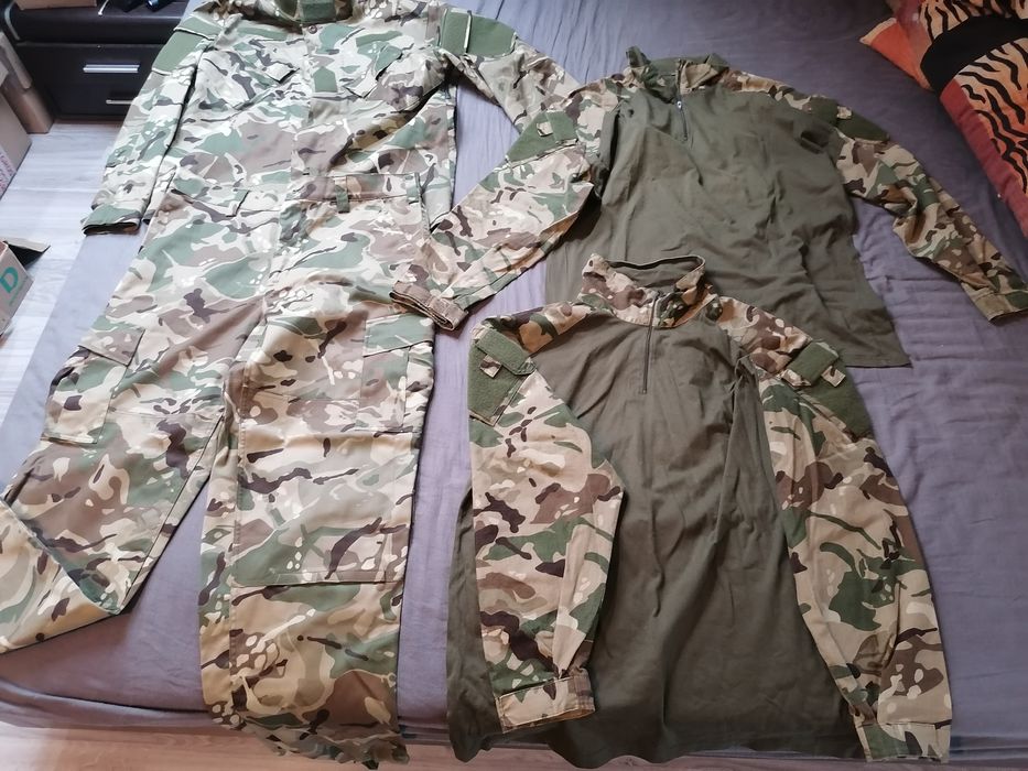 Spodnie moro, desanty.