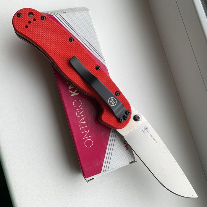 Ніж Ontario Rat 1 AUS-8 / S35VN новий на подарунок EDC Розпродаж!