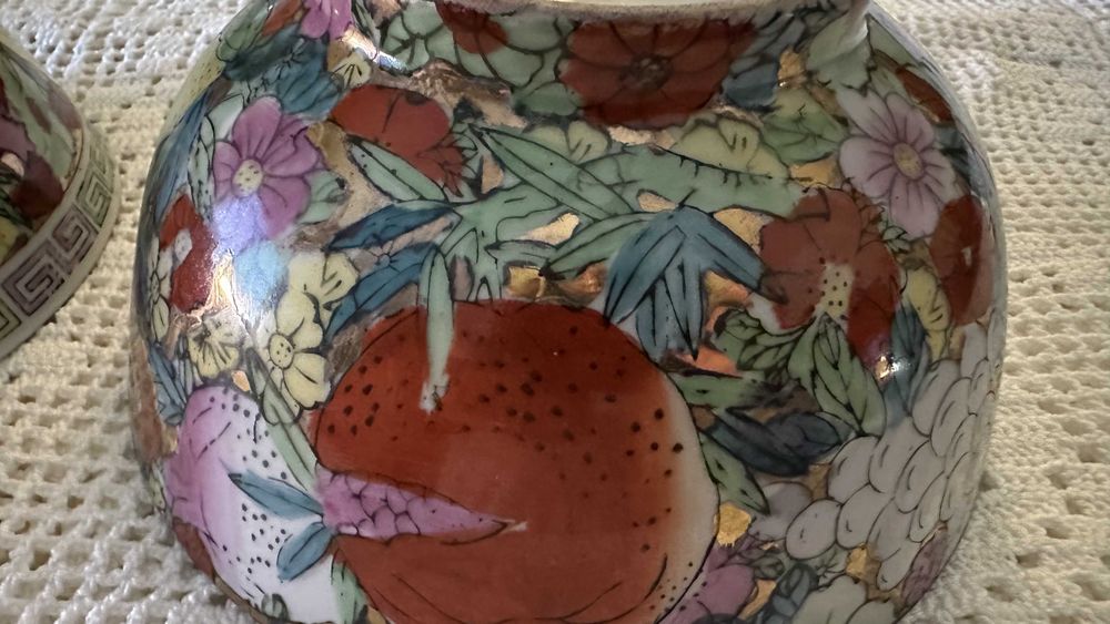Conjunto de 2 Tigelas em Porcelana Chinesa