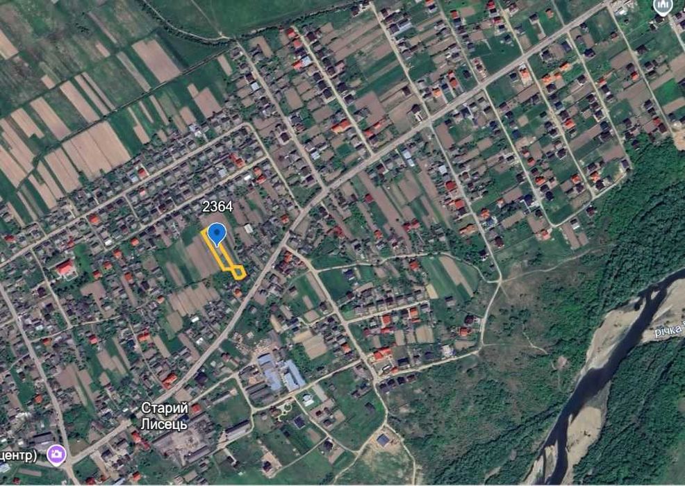 Земельна ділянка 17 сот. Ст. Лисець, вул. Шевченка, під забудову (8)