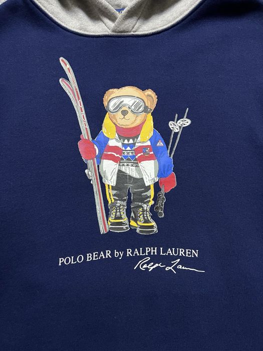 Худи Ralph Lauren Polo Bear Big Pony Chief Keef большой логотип M-L