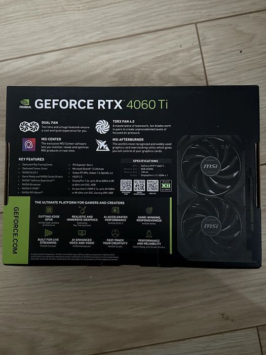 Geforce RTX 4060 Ti