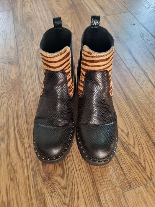 Liu Jo skórzane botki 37