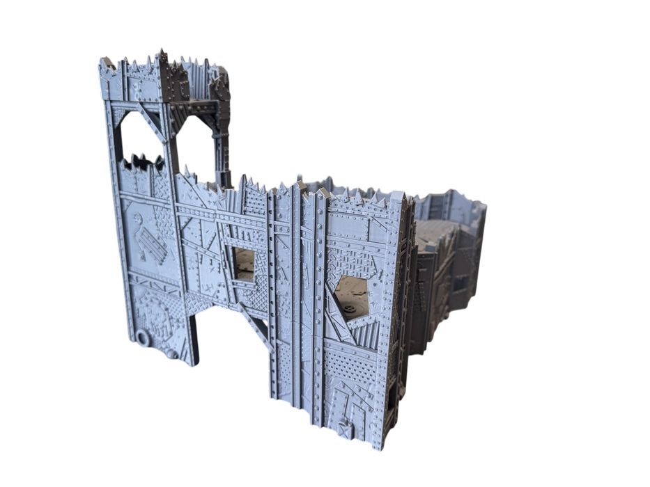 Orczy Bastion - duży kompleks, druk 3D do gier bitewnych