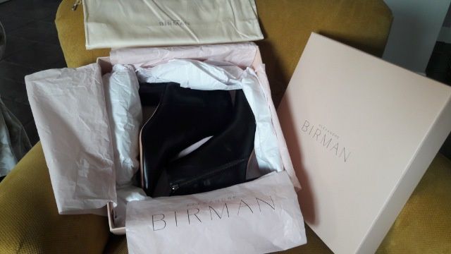 Kozaczki skórzane  Alexsandre Birman - czarne