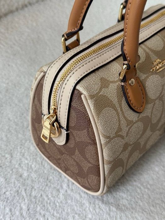 Сумка Coach mini беж