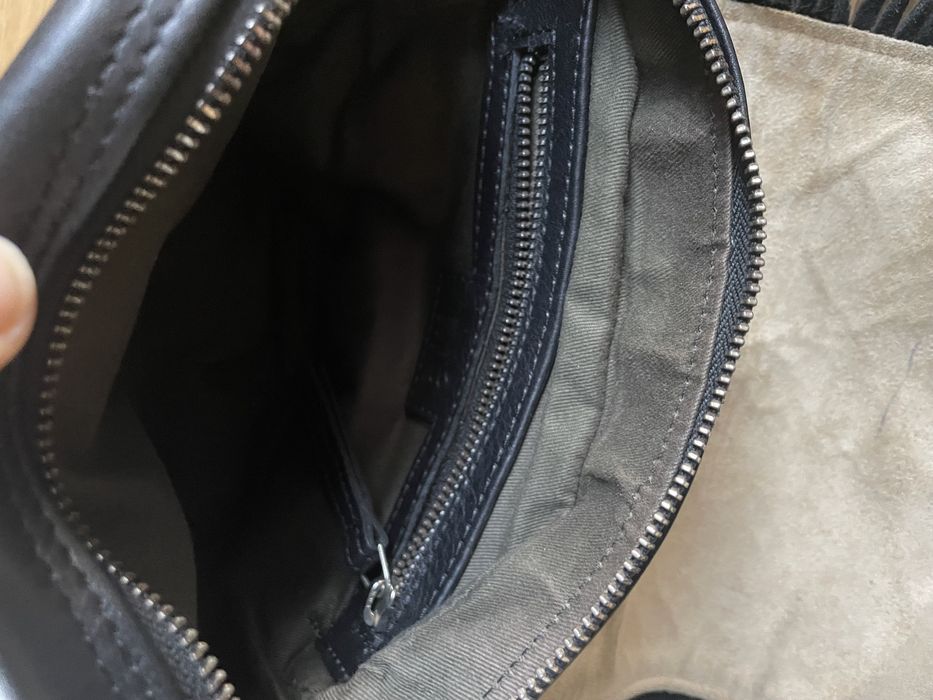 MILATE torebka skóra naturalna frędzle