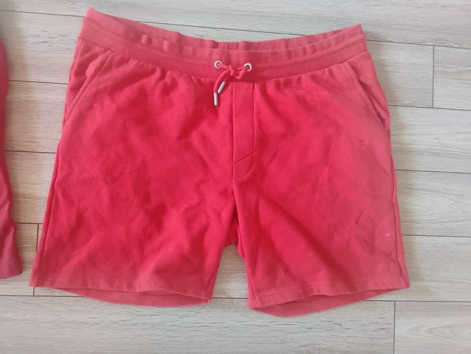 Krótkie spodenki męskie dresowe szorty 2 sztuki