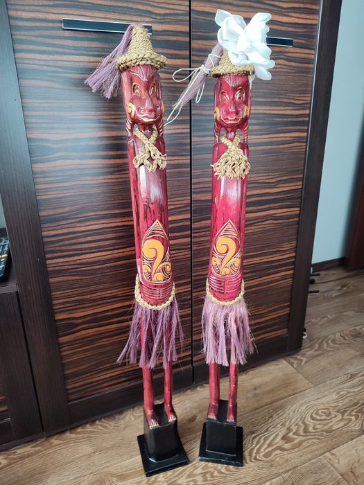 Статуэтки.Папуасы.Декор для дома.Индонезия