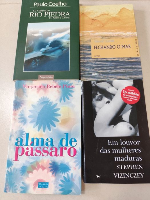 Lote de livros sobre Mulheres (Romances / Testemunhos)