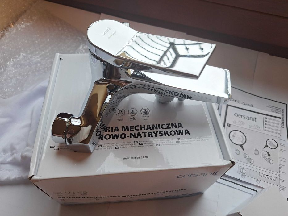 Bateria wannowa ścienna CERSANIT Cromo nowa nieużywana