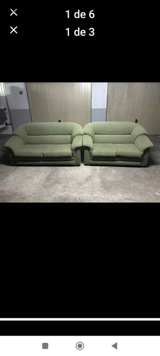 Sofa cama+sofá 2 lugares
