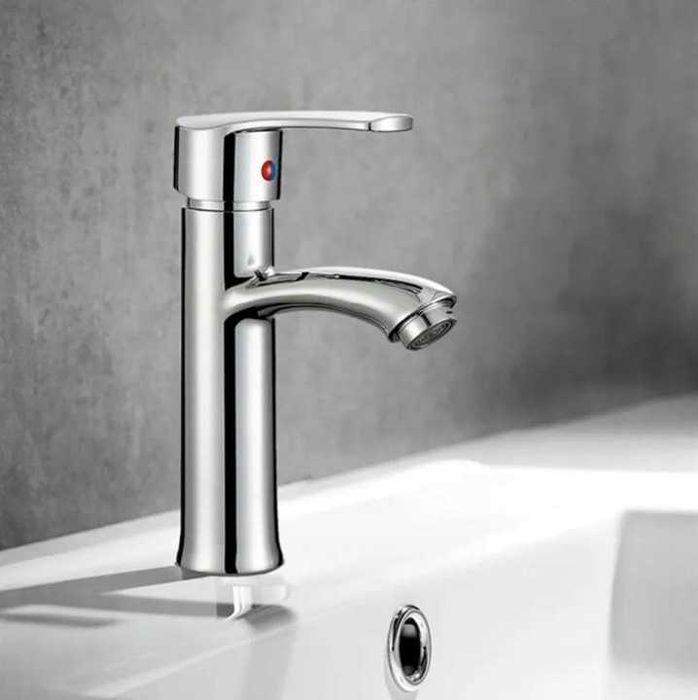 Bateria Umywalkowa Kuchenna Stała Nieruchoma Wylewka Stojąca Kran