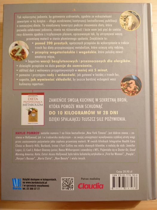 Książka kucharska- Dieta przyśpieszająca metabolizm