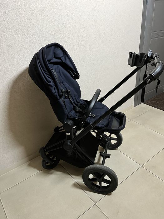 Cybex Priam (шасі + люлька + прогулянка + адаптери до АК + дощовик)