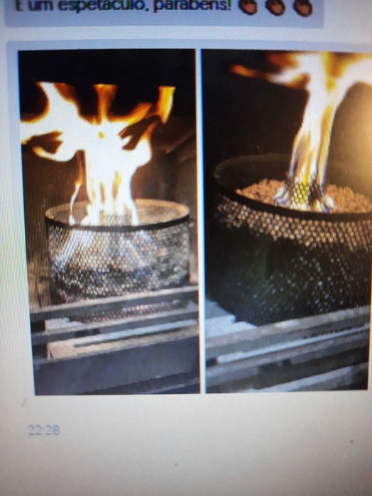 Queimador Pelletes Redondos para  Salamandras e Recuperadores de Calor