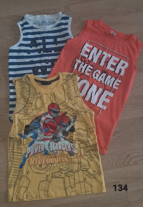 Letnie koszulki chłopięce