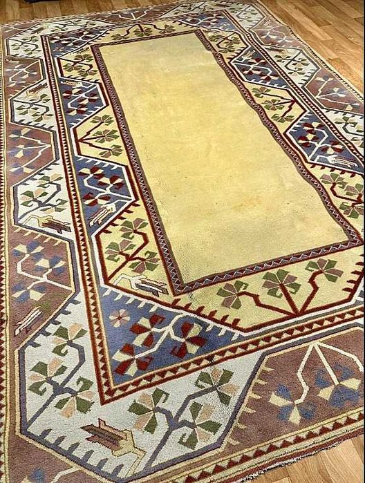 Belo tapete Turco MILAS, feito à mão, Lã da Anatólia, 300cm x 200cm