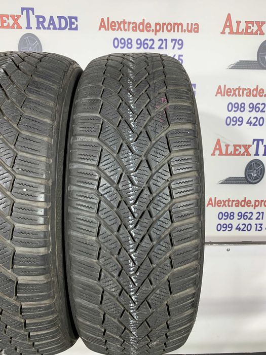 2шт 185/60 R15 Continental WinterContact TS850 зимові шини вживані