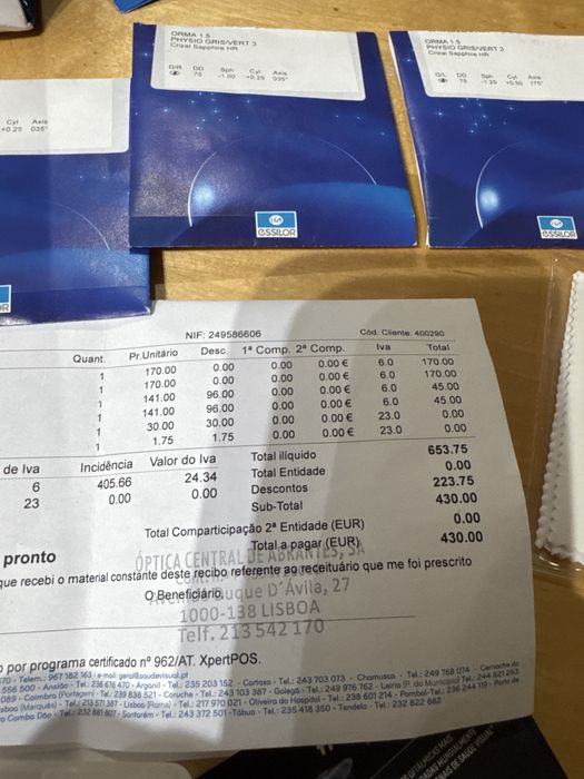 Lentes para armacao de oculos do sol e de grau