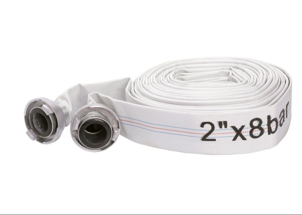Wąż parciany strażacki z szybkozłączkami 8bar 20metrów STORZ 2" IBO